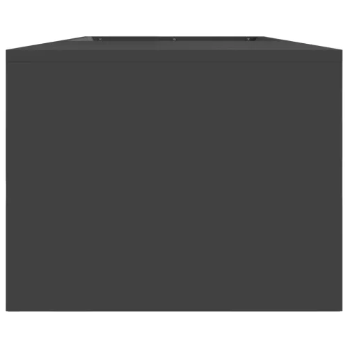  Tűzrakóhely Kunyhóval Fekete 160x45x35 cm Acél