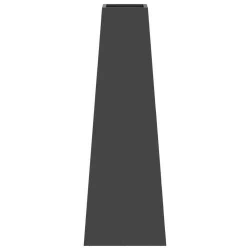  Tűzrakó hely Fekete 50x35x100 cm Acél