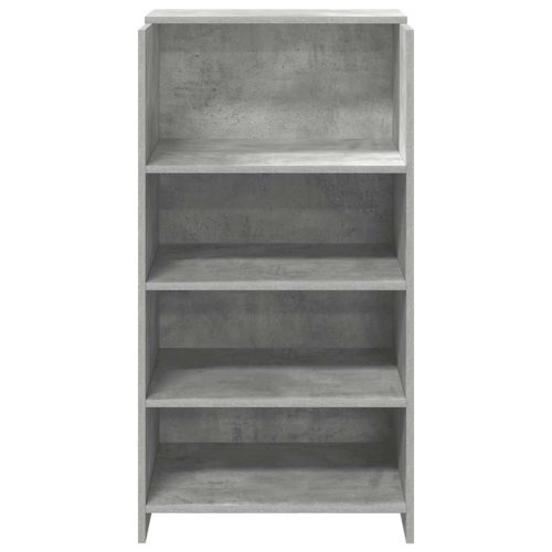  recepciós pult betonszürke 55x50x103,5 cm szerelt fa