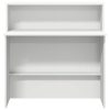  recepciós pult fehér 100x50x103,5 cm szerelt fa