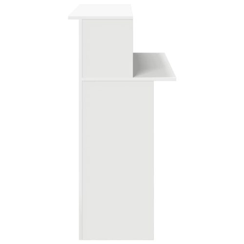  recepciós pult fehér 100x50x103,5 cm szerelt fa