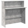  recepciós pult betonszürke 100x50x103,5 cm szerelt fa