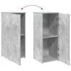  tároló szekrény betonszürke 40x45x103,5 cm szerelt fa