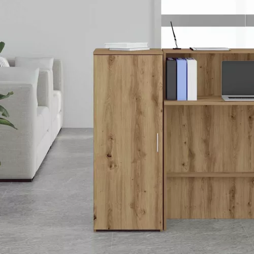  tároló szekrény kézműves tölgy 40x45x103,5 cm szerelt fa