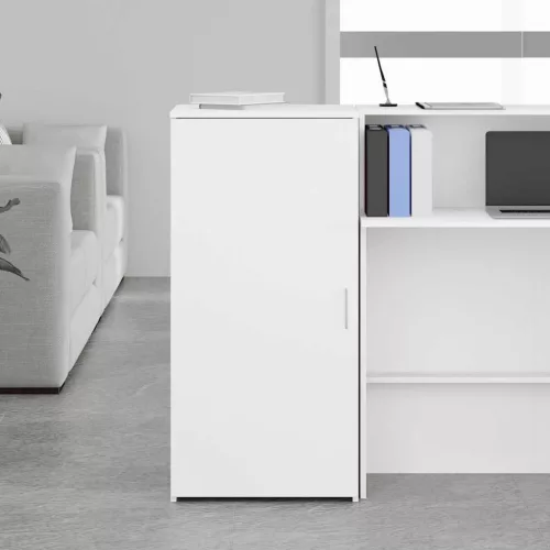  tároló szekrény fehér 50x45x103,5 cm szerelt fa