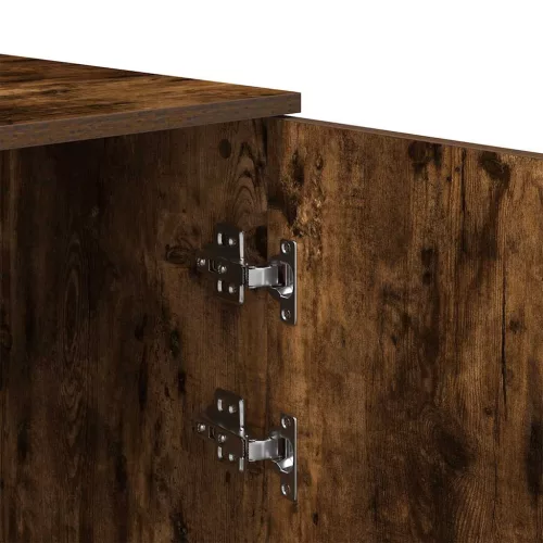  tároló szekrény füstös tölgy 50x45x103,5 cm szerelt fa