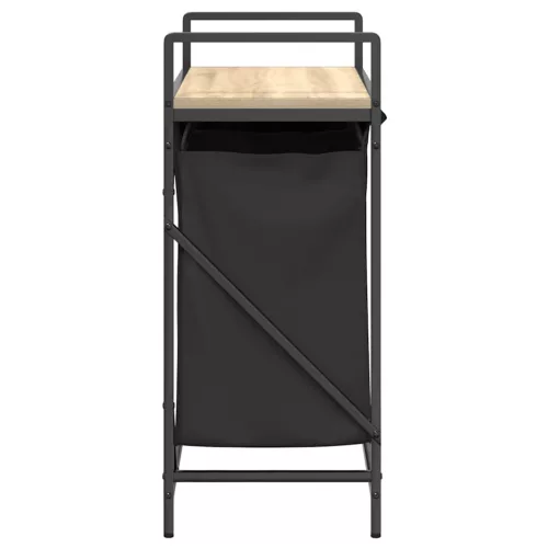  sonoma tölgy mosodai kosár 2 rekeszes polccal