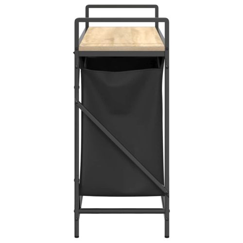  sonoma tölgy mosodai kosár 2 rekeszes polccal