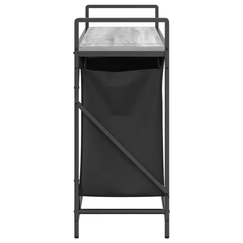  szürke sonoma mosodai kosár 2 rekeszes polccal