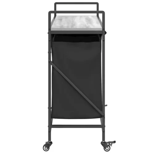  szürke sonoma mosodai kosár 3 rekeszes kerekekkel