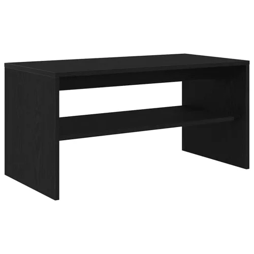  fekete tölgy színű szerelt fa TV-szekrény 80 x 40 x 40 cm
