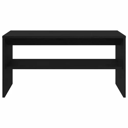  fekete tölgy színű szerelt fa TV-szekrény 80 x 40 x 40 cm
