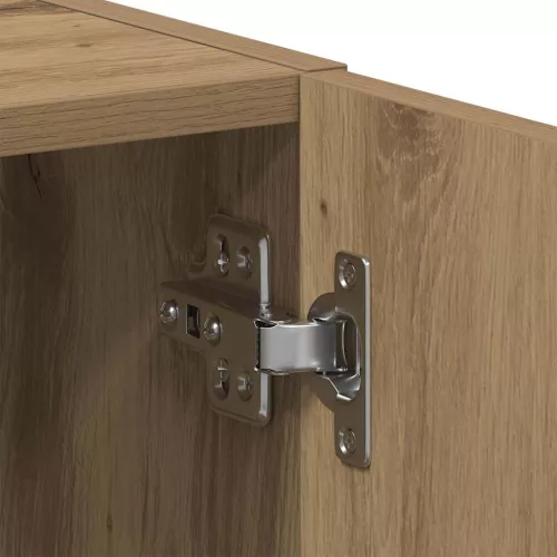  kézműves tölgy szerelt fa mosógépszekrény 64 x 24 x 190 cm