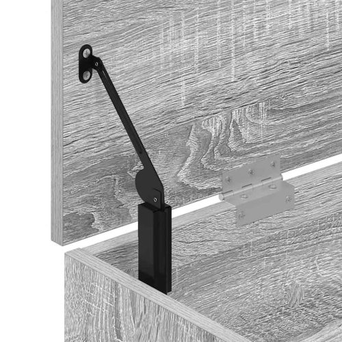  szürke sonoma színű szerelt fa cipőpolc 102x30,5x45 cm