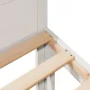  fehér tömör fenyőfa ágy matrac nélkül 90 x 200 cm