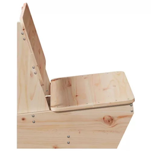  tömör fenyőfa kerti szék 60x64x70,5 cm