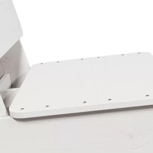  fehér tömör fenyőfa kerti szék 60x64x70,5 cm