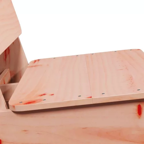  tömör duglászfenyő kerti szék 60x64x70,5 cm