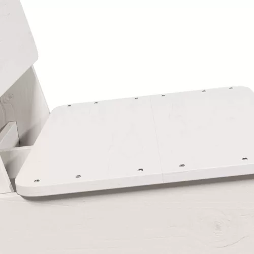  2 db fehér tömör fenyőfa kerti szék 60x64x70,5 cm