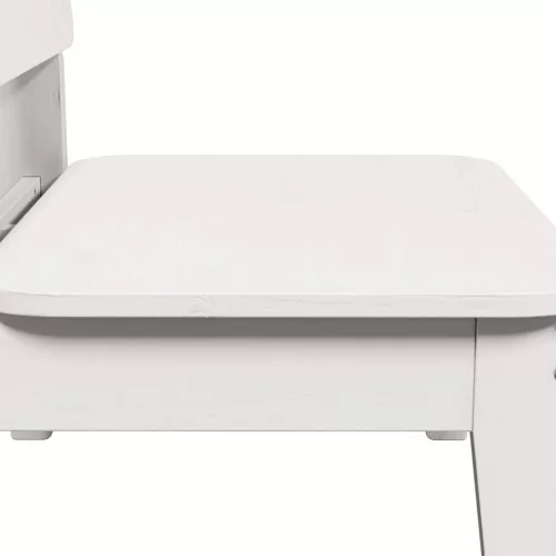  fehér tömör fenyőfa kerti szék 60x52,5x72 cm