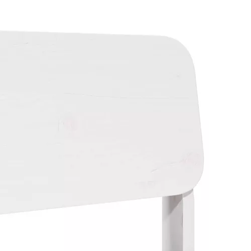  fehér tömör fenyőfa kerti szék 60x52,5x72 cm