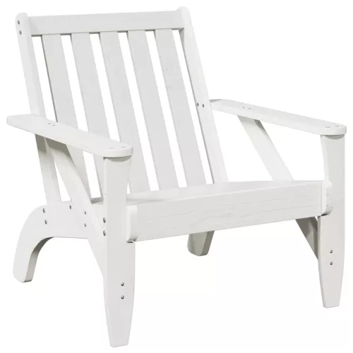  Kerti adirondack szék fehér 75x77x77 cm tömör fa fenyőfa