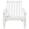  Kerti adirondack szék fehér 75x77x77 cm tömör fa fenyőfa