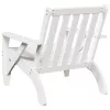  Kerti adirondack szék fehér 75x77x77 cm tömör fa fenyőfa