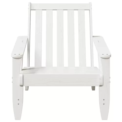  Kerti adirondack székek 2 db fehér 75x77x77 cm tömör fa fenyőfa