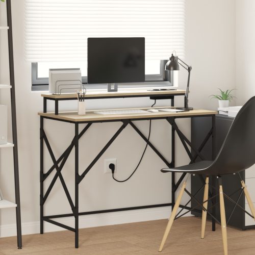  Asztal sonoma tölgy 100 x 50 x 86.5 cm Faanyag