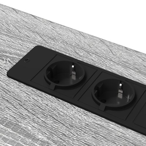  Asztal Szürke sonoma 100 x 50 x 86.5 cm Faanyag