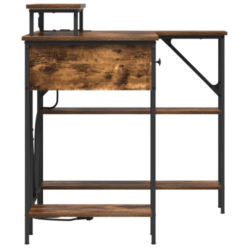  Asztal Füstölt tölgy 120 x 79 x 86.5 cm Faanyag