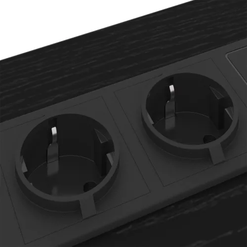  Éjjeli Szekrények 2 pcs Musta tammi 30 x 48 x 61 cm Faanyag