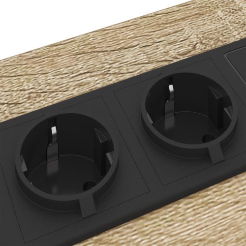  Éjjeliszekrény fiókkal sonoma tölgy 30 x 48 x 61 cm Faanyag