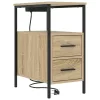  Éjjeli Szekrények 2 pcs sonoma tölgy 30 x 48 x 61 cm Faanyag