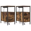  Éjjeli Szekrények 2 pcs Füstölt tölgy 30 x 48 x 61 cm Faanyag