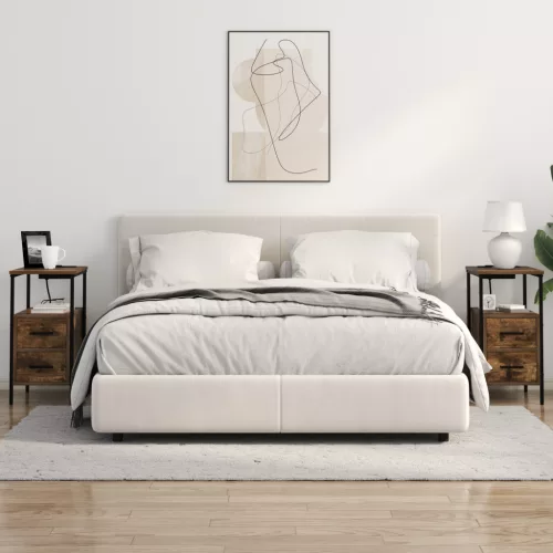  Éjjeli Szekrények 2 pcs Füstölt tölgy 30 x 48 x 61 cm Faanyag