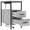  Éjjeli Szekrények 2 pcs Szürke sonoma 30 x 48 x 61 cm Faanyag