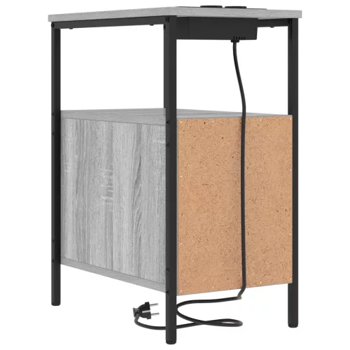  Éjjeli Szekrények 2 pcs Szürke sonoma 30 x 48 x 61 cm Faanyag