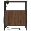  Éjjeli Szekrények 2 pcs barna tölgy 30 x 48 x 61 cm Faanyag