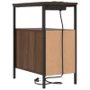  Éjjeli Szekrények 2 pcs barna tölgy 30 x 48 x 61 cm Faanyag