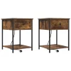  Éjjeli Szekrények 2 pcs Füstölt tölgy 42 x 41 x 56 cm Faanyag