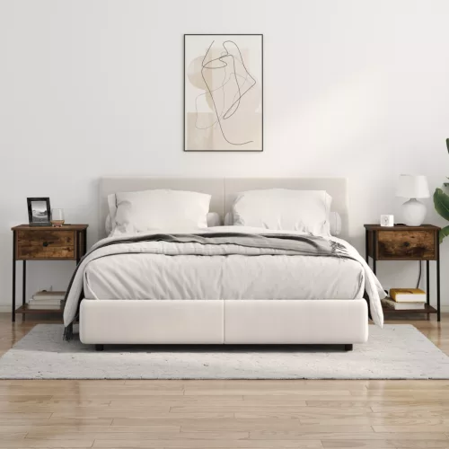  Éjjeli Szekrények 2 pcs Füstölt tölgy 42 x 41 x 56 cm Faanyag
