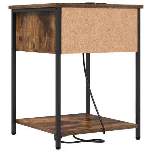  Éjjeli Szekrények 2 pcs Füstölt tölgy 42 x 41 x 56 cm Faanyag