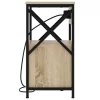  Éjjeliszekrény 2 pcs sonoma tölgy 40 x 31 x 60 cm Faanyag