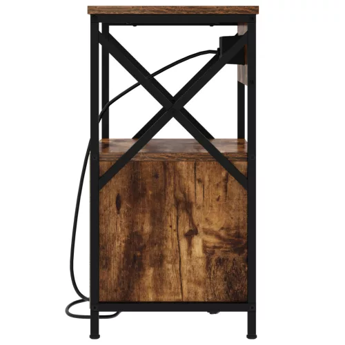  Éjjeliszekrény 2 pcs Füstölt tölgy 40 x 31 x 60 cm Faanyag