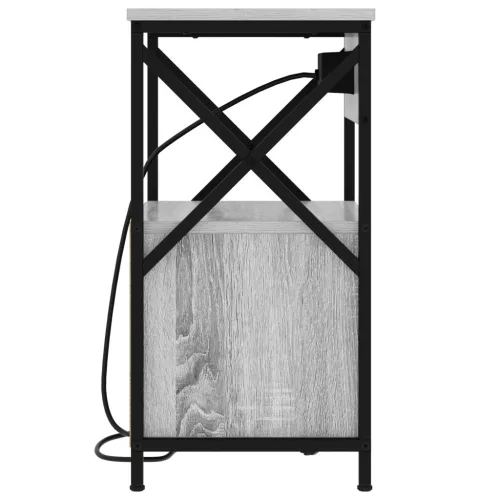  Éjjeliszekrény 2 pcs Szürke sonoma 40 x 31 x 60 cm Faanyag