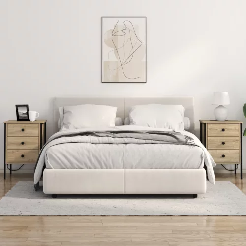  Éjjeli Szekrények 2 pcs sonoma tölgy 42 x 41 x 61 cm Faanyag