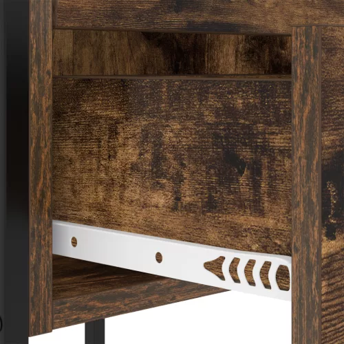  Éjjeliszekrény fiókkal Füstölt tölgy 42 x 41 x 61 cm Faanyag