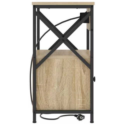  Éjjeli Szekrények 2 pcs sonoma tölgy 40 x 31 x 60 cm Faanyag